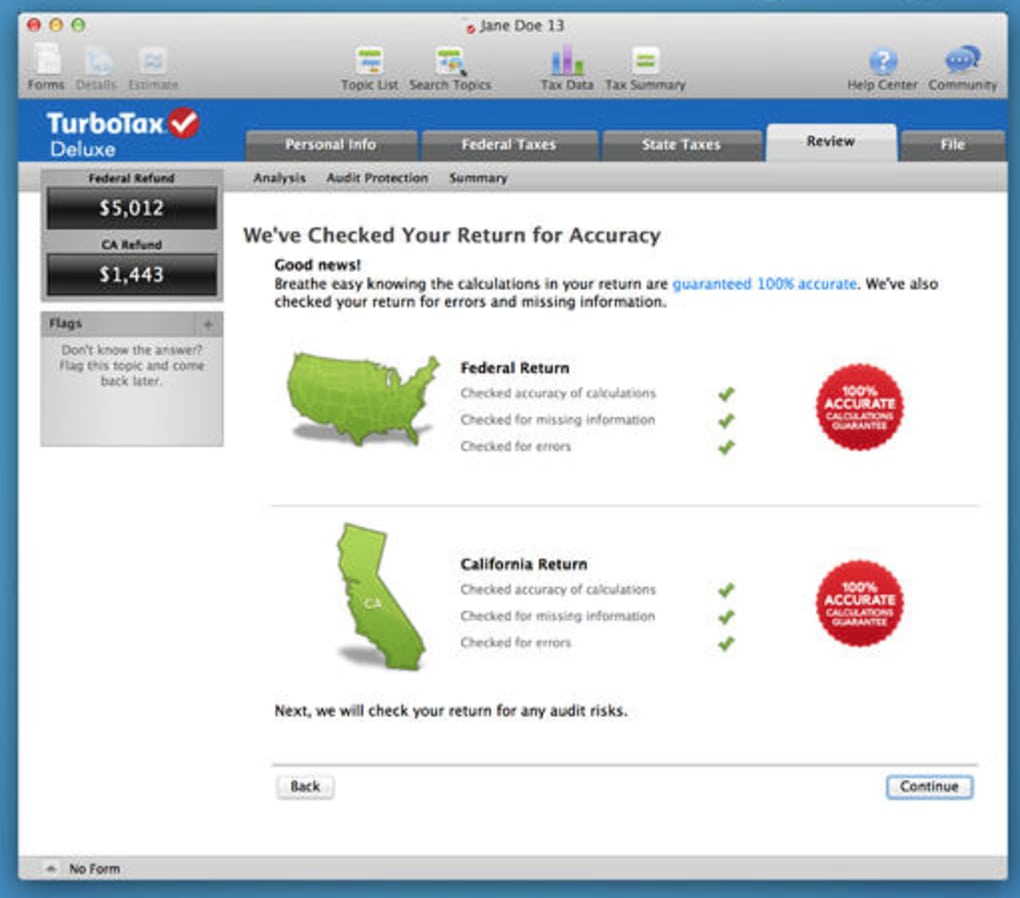 turbotax deluxe for mac 2017